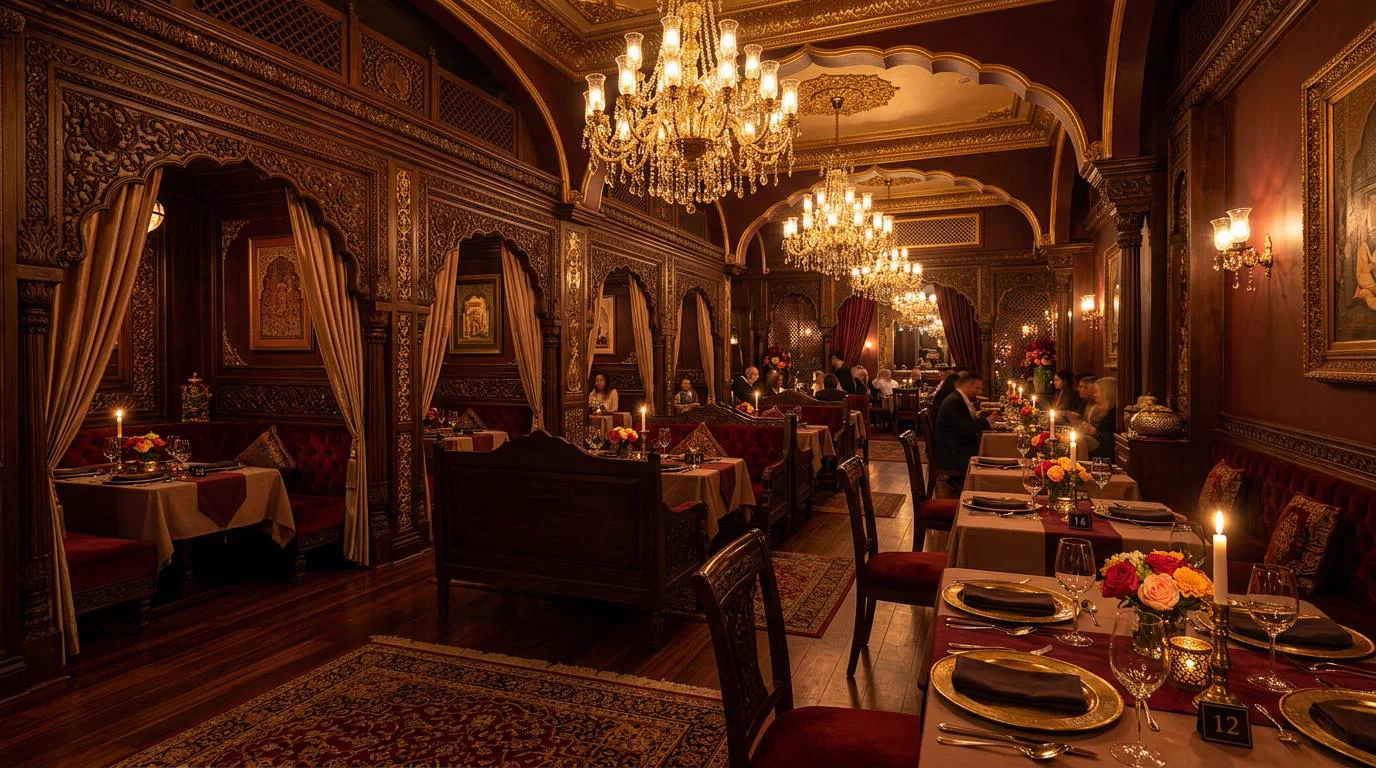 Salle du restaurant Mahatma Paris